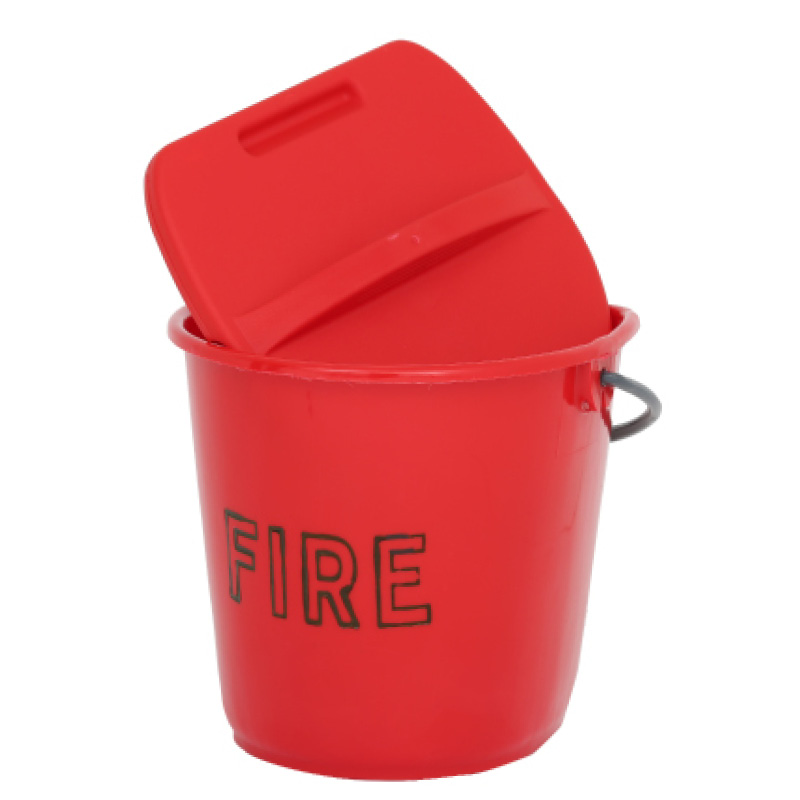 InfernShield® Fire Bucket - Plastic c/w Lid
